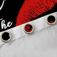 thumbnail image 4 of Homewish Valentine's Day Curtains Pack of 2 (42x84 Each) for Female Men Adults,Black Red Curtains Blackout,Romantic Couple Lover Bedroom Curtains,Breathable Home Decor, 4 of 6