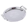 thumbnail image 1 of pitrice Round Serving Tray with Handles for Bathroom Restaurant Living Room Argent M, 1 of 9