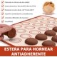 thumbnail image 4 of 3 PCS Antiadherente Tapete de Silicona Hornear para Macaron, Tapete para Hornear, con Cepillo, Reutilizable, Resistente ai Calor, Sin BPA, para Pastelería Pizza Pan Pastel Galleta(42 x 29.5CM), 4 of 4
