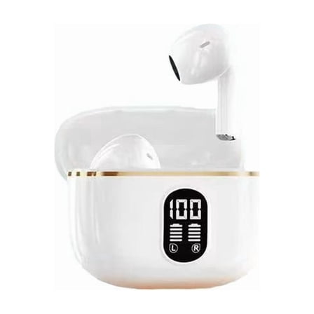 X87 TWS Bluetooth Earbuds, in-Ear Headphones with LED Power Display, 40H Playtime, IPX5 Waterproof, HD Voice & Deep Bass for Workout/Calls