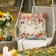 thumbnail image 3 of Outdoor Waterproof Pillow Covers Autumn Country Pumpkins on Letter Decorative Throw Pillow Protectors for Patio Sofa Garden Couch,20x20in 2 Pack, 3 of 9