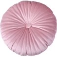 thumbnail image 1 of Coussin Rond Coussin de Sol Couleur Unie Coussin Décoratif Coussin de Lecture Coussin Décoratif Coussin de Voiture (35CM, Rose), 1 of 4