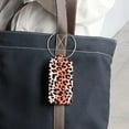 thumbnail image 6 of Square 2Pack PU Leather Leopard Print Cruise Luggage Tag with Privacy Cover and Stainless Steel Ring - Suitable for Travel Handbags Backpacks Luggage Tags, 6 of 6