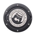 thumbnail image 3 of 2X Tapa de Gasolina de Metal Tapa Del Tanque de Combustible de la Puerta para Wrangler JK Unlimited 07-17, 3 of 5