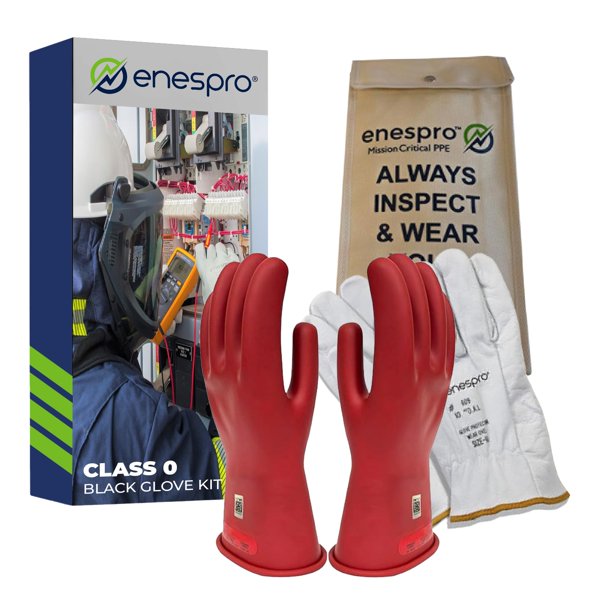 Guantes dieléctricos Enespro Clase 0 1000 V CA 1500 V CC