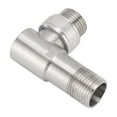 thumbnail image 1 of Water Shut Off Valve Angle Stop Valve G1/2 304 Stainless Steel Tap Valve Automatic Water Stop Valve For Toilets Bathroom Kitchen, 1 of 8