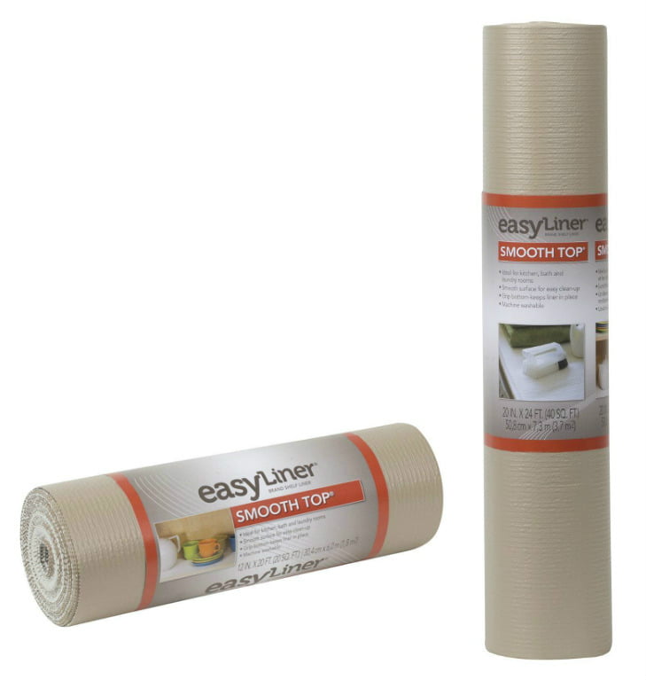 12-inch x 10 Feet Duck Smooth Top EasyLiner Taupe x 6 Rolls