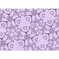 thumbnail image 1 of Ahgly Company Indoor Rectangle Patterned Rich Lilac Purple Area Rugs, 5' x 7', 1 of 6