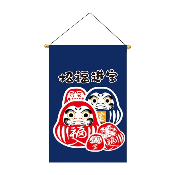 Btafrte Japonesa Restaurante Gato La Suerte Colgando Cuerda Casa Pancartas (I)