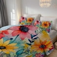 thumbnail image 4 of Davulos King/California King Quilt Set 3 Pieces Lightweight Floral Bedspread-110''x96'',Soft Microfiber Summer Quilt/Coverlet Warm Bedding Sets for All Seasons(1 Quilt, 2 Pillow Shams), 4 of 8
