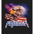 thumbnail image 2 of Americana Freedom Eagle  Adult Black Long Sleeve Hoodie-Medium, 2 of 3