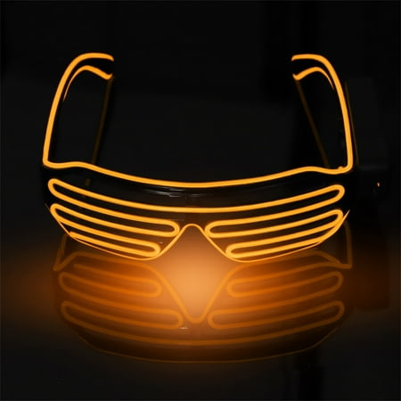 

Light Up Neon LED Glasses Glow Flashing LED Sunglasses For Party EDM