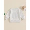 thumbnail image 4 of aturustex Little Girls Boys Irish Day Sweatshirts 3M 6M 12M 18M 2T 3T Toddler Baby Clover Embroidery Pullovers Long Sleeve Hoodies Crew Neck Jumpers I Fashion Casual Cute Spring Fall Clothes, 4 of 7