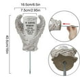 thumbnail image 3 of Hometravel Cemetery Decorative Angel Wing Vase, Memorial Garden Statue for Arrangements, Thoughtful Gift for Remembrance, Outdoor, Grave, Tribute Display, 3 of 6