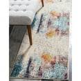 thumbnail image 1 of Unique Loom 3139853 2 ft. 2 in. x 6 ft. 7 in. Tybee Chromatic Runner Rug, Beige, 1 of 5