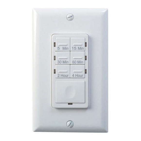 Woods 59724AC Coleman Cable White 4 Hr in Wall Countdown Timer