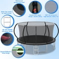 thumbnail image 7 of Cochan 14FT Trampoline with Net, 1400LBS Outdoor Trampoline for Kids and Adults with Ladder, Anti-Rust Backyard Heavy Duty Round Trampoline with Enclosure, 6-7 Children,Birthday Gift, 7 of 7