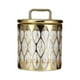 thumbnail image 1 of Jar de frasco decorativo contenedor de almacenamiento de alimentos con tapa de té té de azúcar de té tanister de alimentos sellados para decoración M Patrón cuadrado, 1 of 8