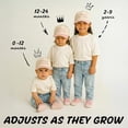 thumbnail image 4 of Funky Junque Kids Trucker Hat Baseball Cap - Literally Just a Girl - Rose/Beige (X-Small - 0-12 Months), 4 of 7