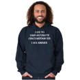 thumbnail image 4 of Funny I Am Awake Sarcastic Attitude Hoodie Sweatshirt Women Men Brisco Brands M, 4 of 6