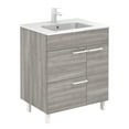 thumbnail image 5 of Ws Bath Collections Elegance 80 Elegance 31-1/2" Single Vanity Cabinet Only - Wenge, 5 of 7