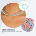 thumbnail image 2 of SHISUYAN 1Pc Individual Character Beaded Single - Layer Necklace Simple Color Rice Bead Necklace (Blue), 2 of 9