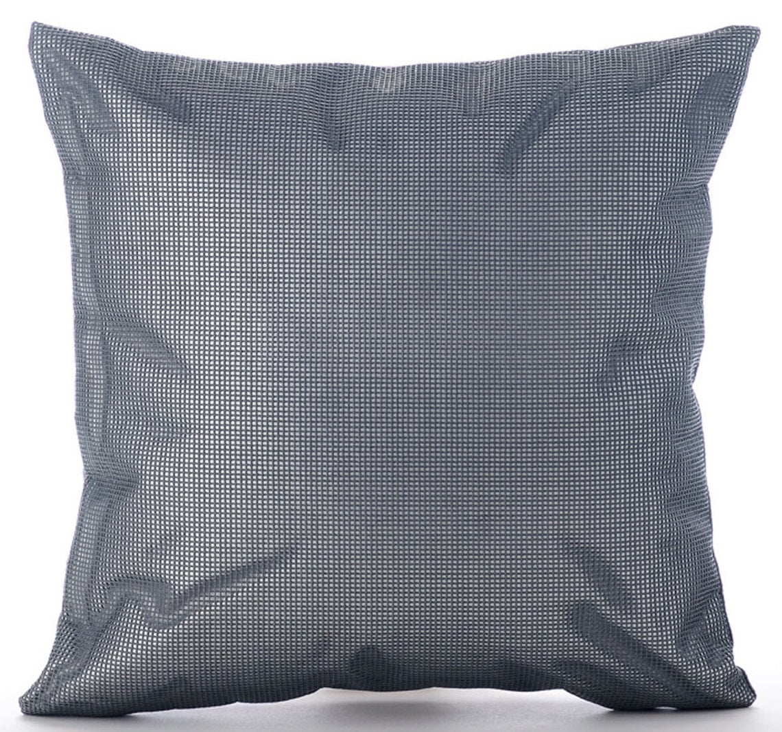 Pillow Covers With Zippers, Gray Euro Size Pillow Shams 26x26 inch