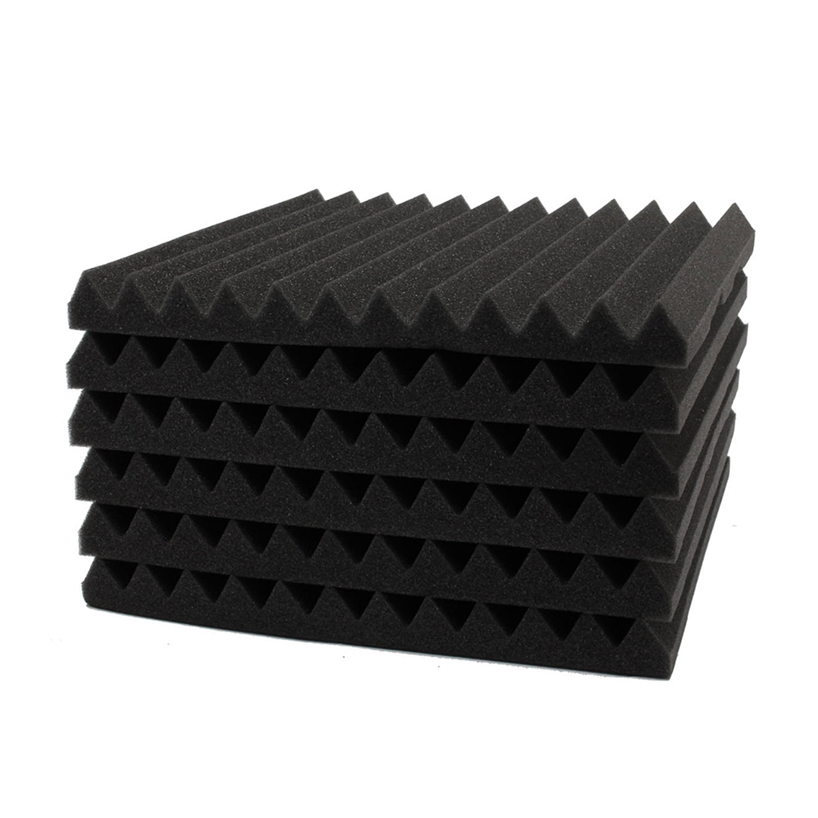 Yesbay 12 Pcs Soundproof Foam Panels 1 X 12 X 12 inches High-Density Studio Acoustic Wall Panels for Walls Sound Absorbing Panels Sound Insulation Panels Acoustic Foam Panels