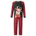 thumbnail image 2 of Fiomva Holiday Christmas Family Pajamas Matching Set Moose Xmas Pjs for Couples and Kids Baby Sleepwear, 2 of 10