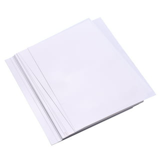 Auihiay 25 Sheets White Printable Shrink Plastic Sheets,Shrink