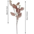 thumbnail image 4 of ZOELNIC 4Pcs Artificial Eucalyptus Leaves Stems Light Pink Faux Eucalyptus Plant Branches for Vase Filling Home Decoration Flowers Wedding Holiday Arrangement, 4 of 6
