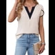 thumbnail image 2 of Camiseta de Corta con Cuello en V para Mujer, Color Albaricoque S, 2 of 8