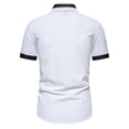 thumbnail image 3 of Afdoent Men's Casual Shirts Male Summer Fashion Short Sleeve Shirt Loose Large Size Shirt Casual Vacation Top, 3 of 9