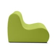 thumbnail image 6 of Jaxx Midtown Medium Classroom Soft Foam Chair - Premium Vinyl Cover - Green, 6 of 7