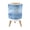 Color 2, variant on Small Trash Can with Lid Colorful Underwater Scene Tropical Fish Jellyfish Starfish 1.8 Gallon Dog Proof Trash Can Round Garbage Can Waste Bin Wastebasket for Bathroom Bedroom Living Room