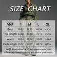 thumbnail image 4 of Morttic Women‘s Casual Solid Color Two-Piece Outfit – Long Sleeve Lapel Chest Pocket Shirt and Wide Leg Pants Army Green，S, 4 of 4