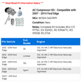 thumbnail image 2 of AC Compressor Kit - Compatible with 2007 - 2014 Ford Edge 2008 2009 2010 2011 2012 2013, 2 of 2