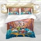 thumbnail image 5 of Goofy Conjunto de sábanas temático, trío de piezas, cómodo y amigable con la piel, diseño único, regalo de decoración para el hogar para familiares, amigos y fans,140cm *210cm, 5 of 6