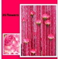 thumbnail image 4 of taicans Rose Door Curtain Room Divider Curtains String Tassel Room Decor for Window Door Wall Screen,String Curtains for Doorways Tassels Hanging Fringe Window Hallway Entrance Privacy Decor Red, 4 of 4