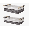 thumbnail image 3 of 2 Pcs Canastas Organizadora color gris, 3 of 4