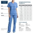 thumbnail image 6 of Cherokee Workwear Prints Women's Scrubs Jacket Snap Front Warm Up 4350, 6 of 6