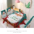 thumbnail image 4 of Christmas Themed Table Cloth Dining Table Cover Holiday Home cloth dining Party Printed Tablecloth, Santa Claus, 4 of 5