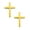 Gold, variant on 2PCS Metal Christian Cross Emblem, 3D Jesus Car Badge Decal, Self-Adhesive Waterproof Auto Sticker for Truck SUV Tailgate Fender Religious Decoration