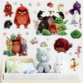 thumbnail image 5 of 39 PCS For Angry Birds Movie Theme Wall Stickers – Cartoon Character PVC Removable DIY Wall Decals for Bedroom, Living, Playroom Decor, 9.84x17.72 Inch, 4 Sheets Set, 5 of 5