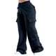 thumbnail image 1 of Pantalones Deportivos de Mujer, Estilo Cargo, de Pierna , Holgados, Ideales para Otoño, para el Trabajo y para Viajar. Negro S, 1 of 7