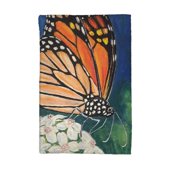 Betsy Drake Interiors Monarch & Flower Kitchen Towel