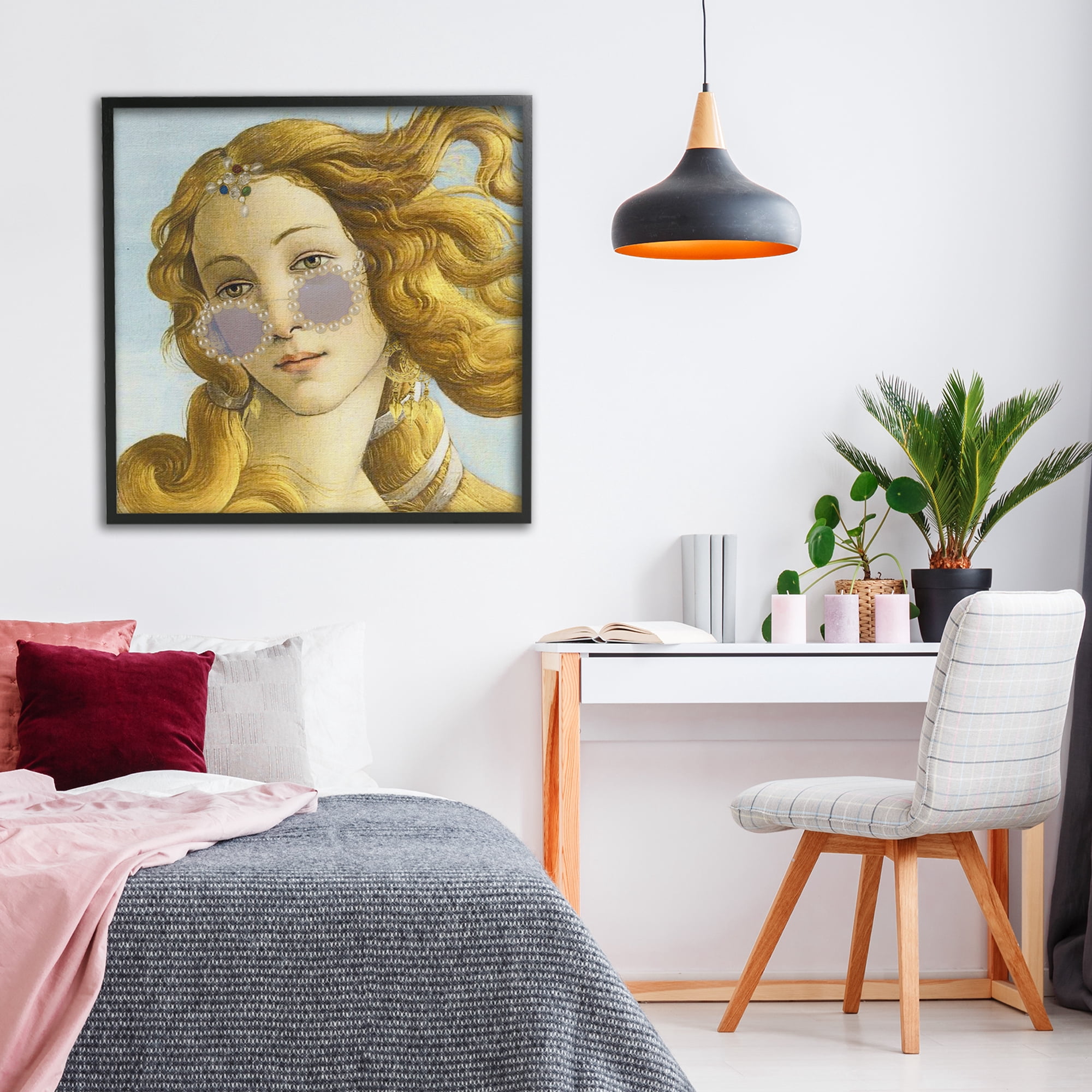 Stupell Industries Modern Day Venus Shades Black Framed Giclee Art, design by Grotto Studios