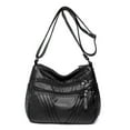 thumbnail image 4 of CUITING Leather Hobo Crossbody Bag for Women Medium Size  Bucket Purse Shoulder Bag Ladies Purses and Handbag, 4 of 7
