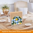 thumbnail image 6 of Yayeee Napkin Holder for Table Set of 2 Kitchen Paper Tissue Organization, Light Blue Plaid, 6 of 8
