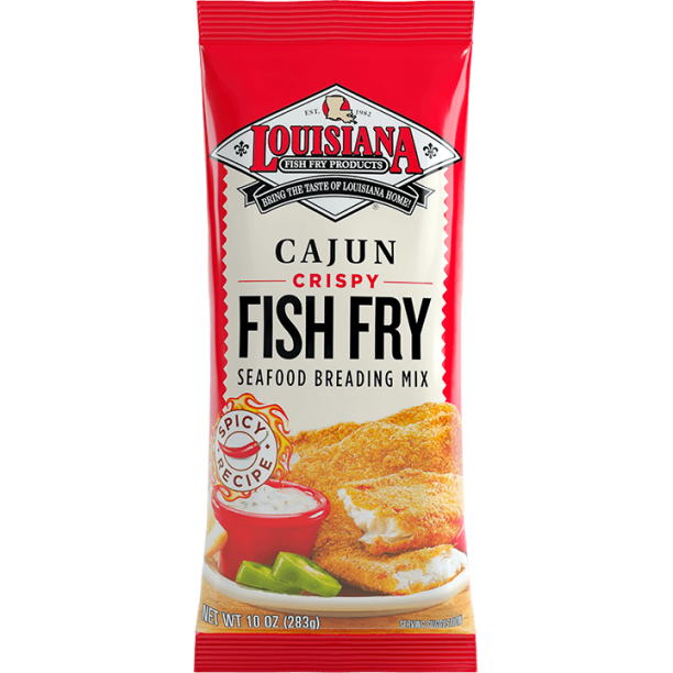 Louisiana Fish Fry Cajun Crispy Fish Fry Breading Mix 10 Oz Walmart Com Walmart Com